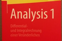 Bücher / Literatur: Analysis 1: Differential- und Integralrechnung 